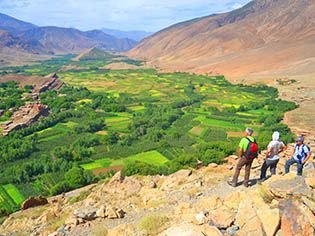 Trekking im ait bouguemez-tal marokko