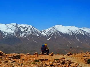 Trekking im ait bouguemez-tal marokko