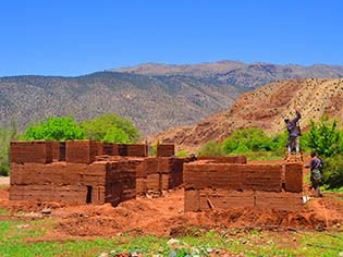 randonnée vallée ait Bouguemez Maroc